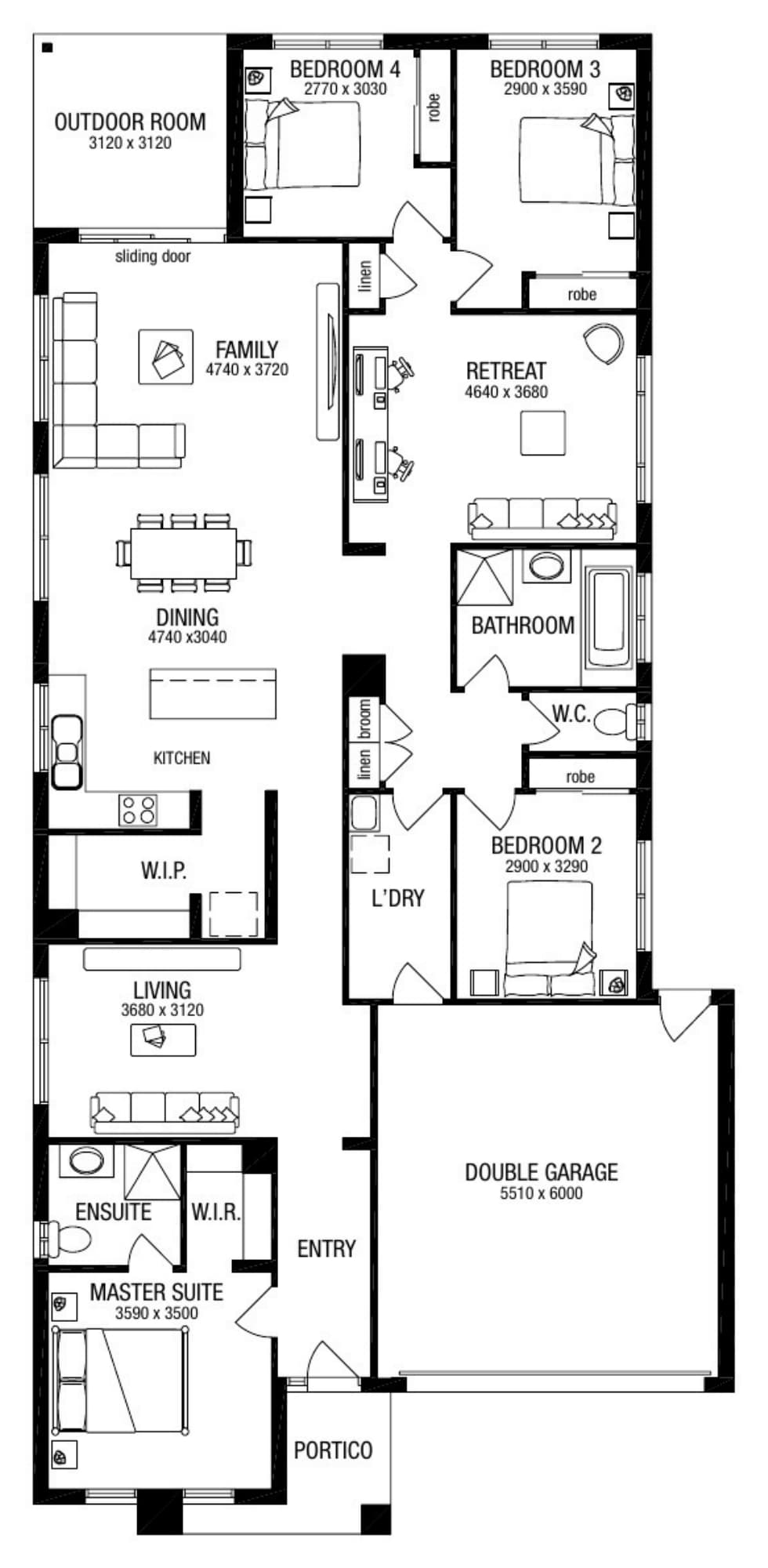 Solara 26 floorplan